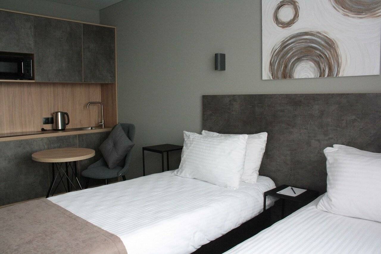 Фотографии номера Апарт двухместный с одной кроватью в Гостинице Салют Москва