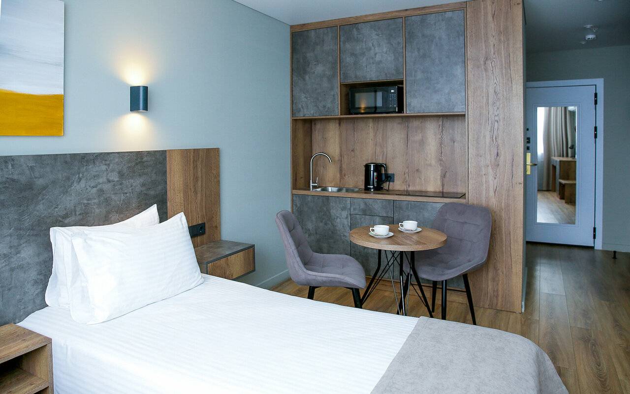 Фотографии номера Апарт двухместный  c раздельными кроватями в Гостинице Салют Москва